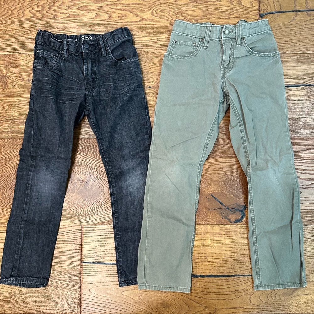 GAP Boys Pants in Black and Olive